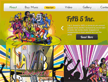 Tablet Screenshot of fab5inc.com